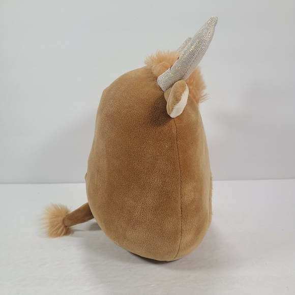 Squishmallow 8" Wilfred The Highland Cow Brown Tan Plush - Picture 2 of 9